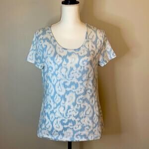 Jones New York Sport Petite LP Cloud Pint Top 95% Cotton